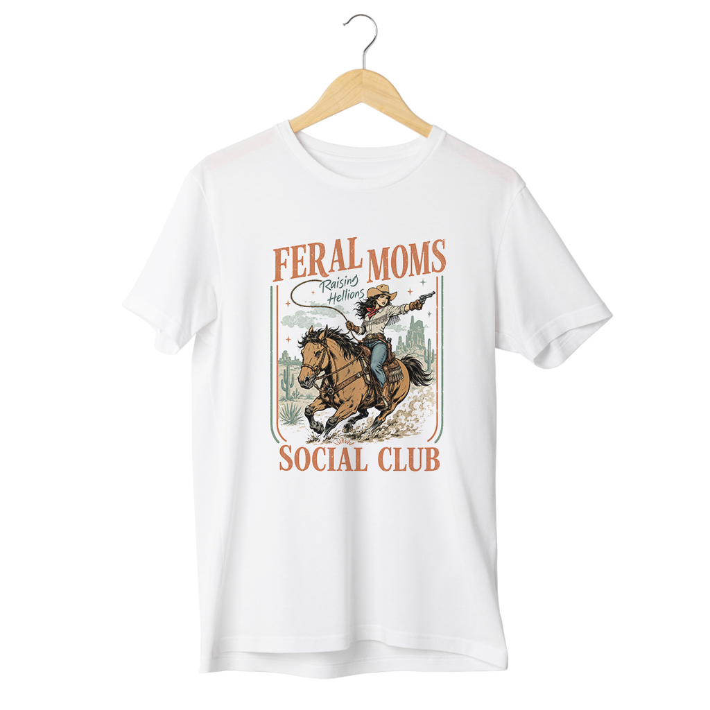 Feral Moms Social Club Tee